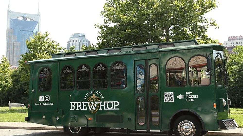A Nashville brewery hop-on, hop-off trolley tour