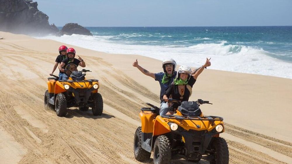 A camel safari and ATV beach ride, from Cabo San Lucas