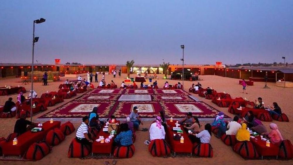 Dinner in Dubai Desert with Camel Ride, BBQ Dinner and Belly Dance