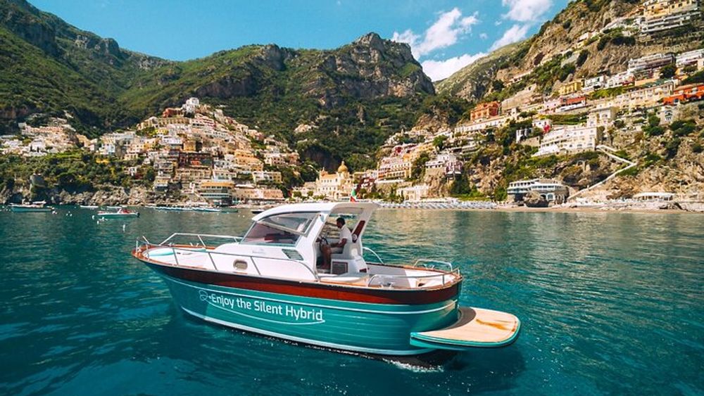 Amalfi Coast and Ieranto Bay Eco-Friendly Hybrid Boat Tour