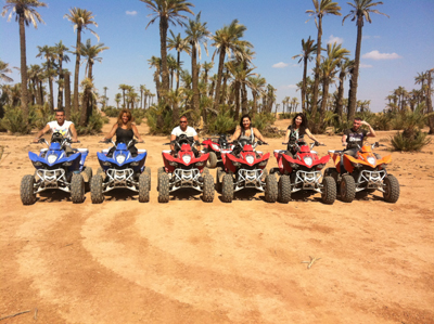 2 Hours Quad Bike in Marrakech Palm Groves with Tea Break