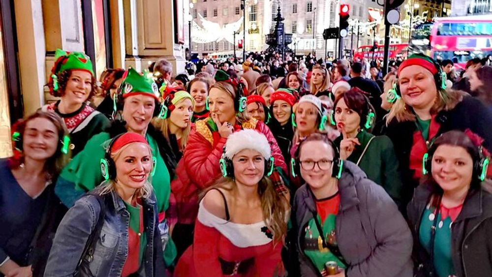 London Silent Disco Christmas Walking Tour