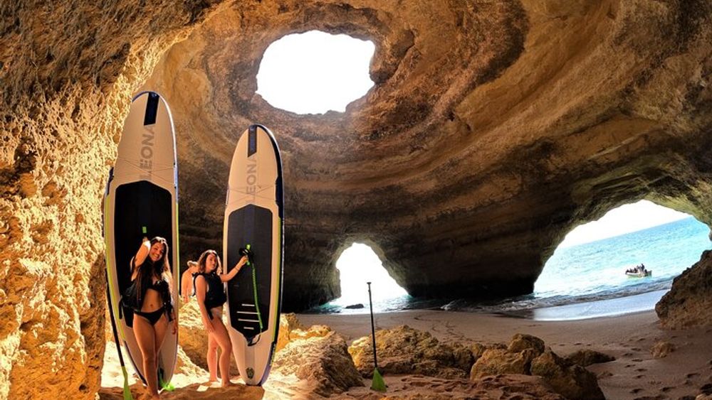Algarve Benagil Cave Eco Tour with Paddling, Equipment, Photos