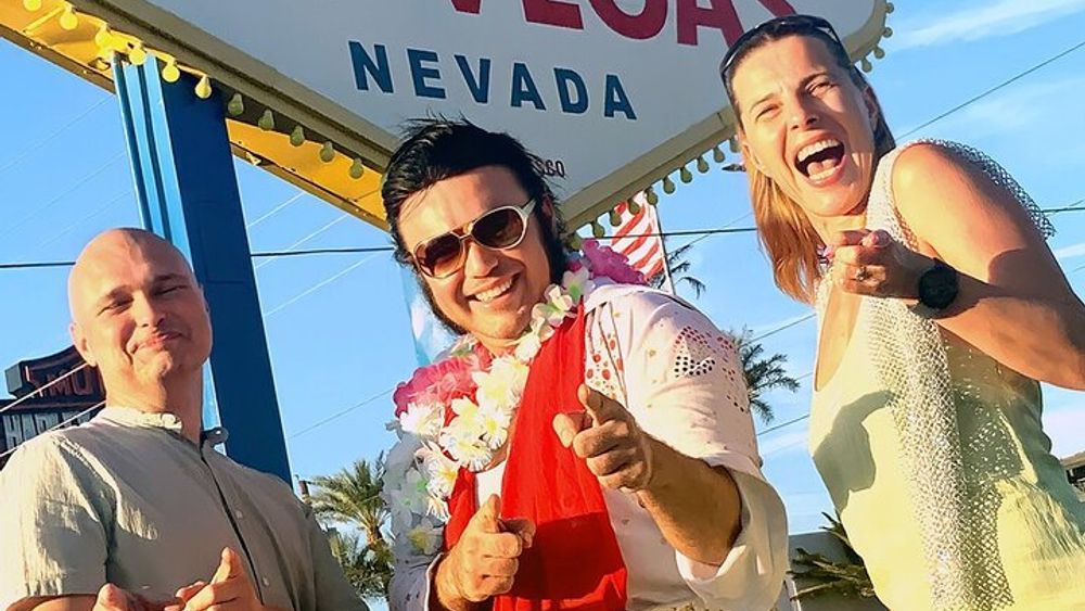 Get Married by Elvis at Las Vegas Sign with Photos lncluded