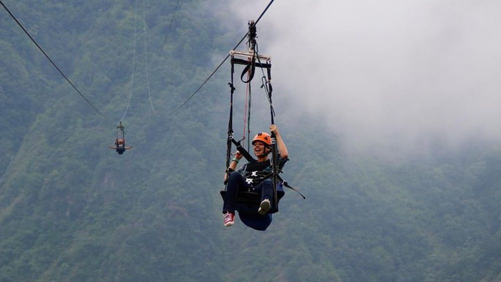 Ziplining Package with Return Transfers, Pokhara