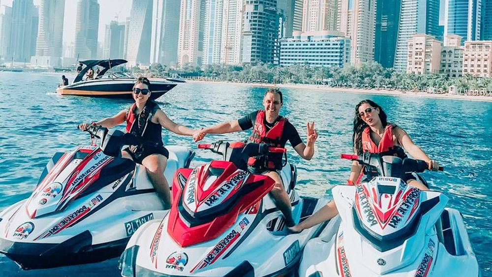 Dubai, Burj al Arab, and Atlantic Jet Ski Tour