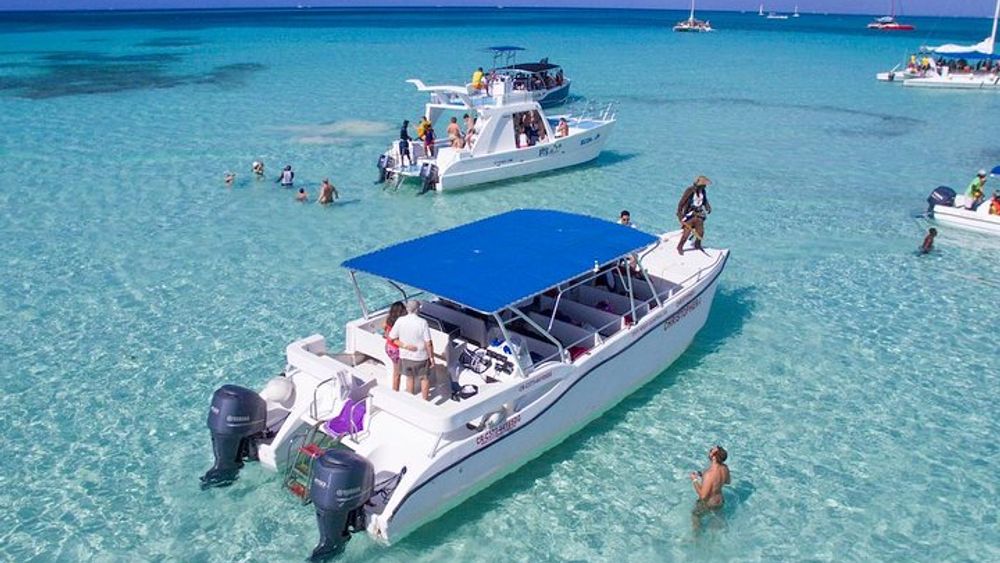 Saona Island Excursion by Catamaran or Speedboat from Bayahibe