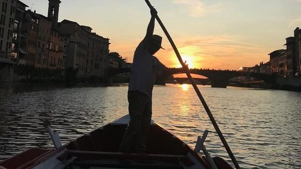 Florence Sunset Boat Cruise with prosecco on board