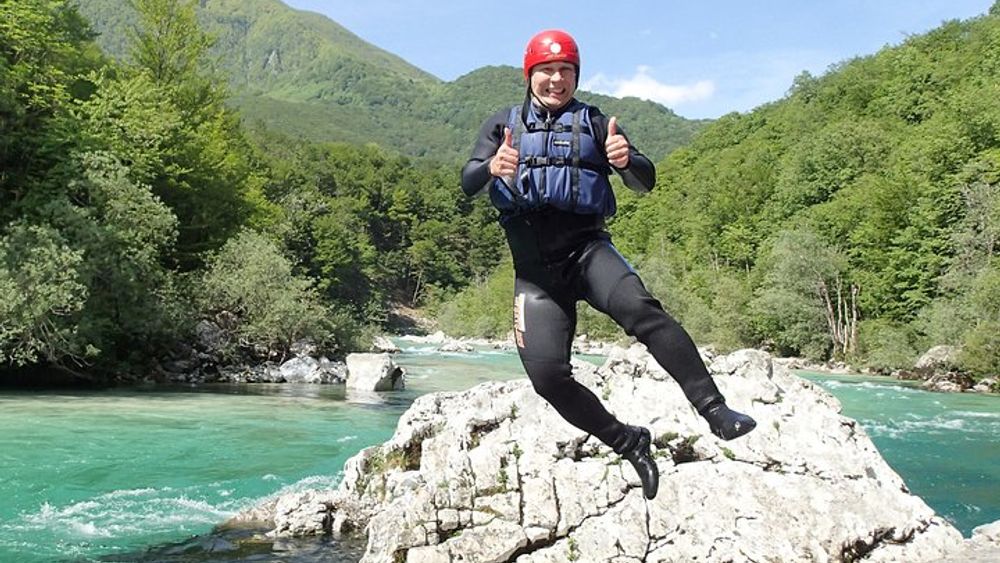 RAFTING on Soca River, Bovec, Slovenia