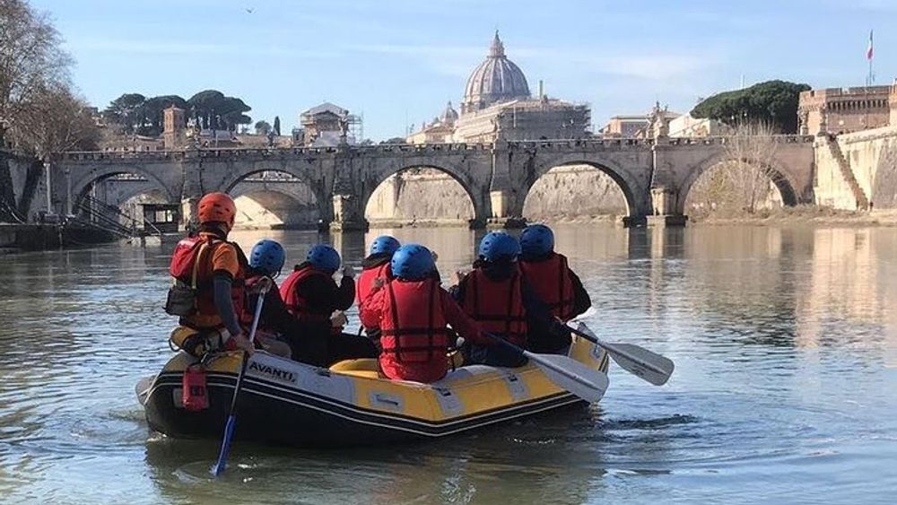 Urban Rafting on Rome's Tiber River