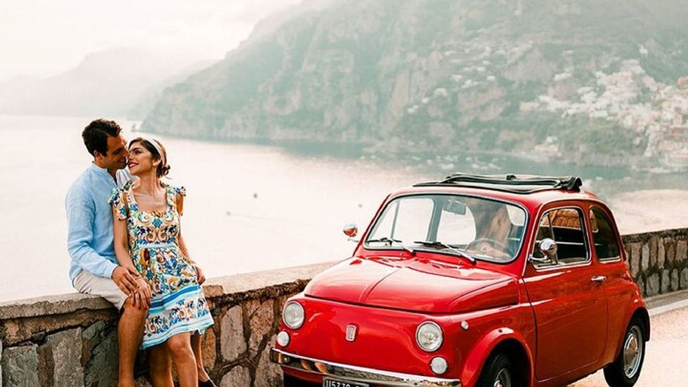 Private Photo Tour on the Amalfi Coast with Fiat 500