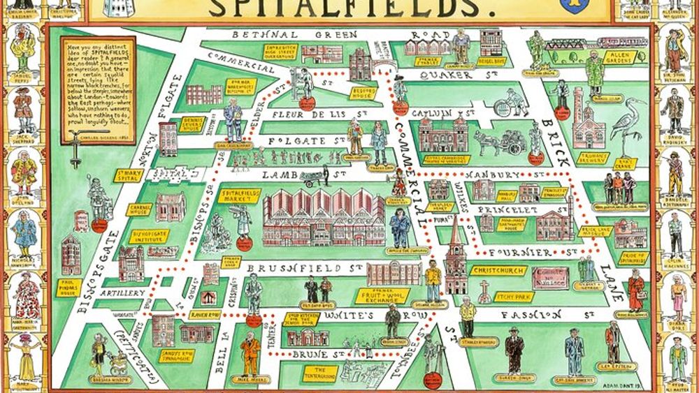 Spitalfields in London East End Walking Tour with Tea and Cake