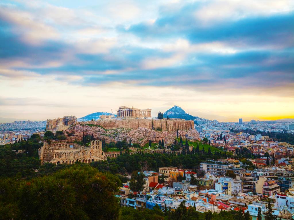 Athens Marketplace, Acropolis, Parthenon and Pastry Shop Visit Early Morning
