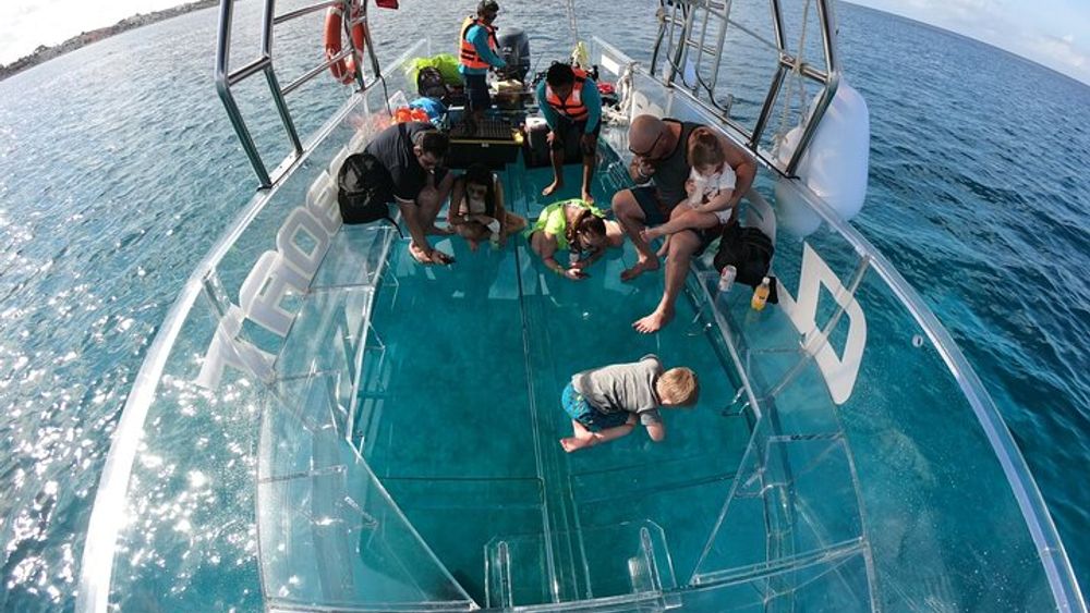 Cozumel Invisble Boat and Snorkel Adventure