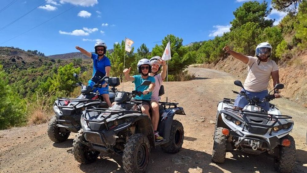 Marbella Small-Group Quad Bike Tour and Swimming Experience