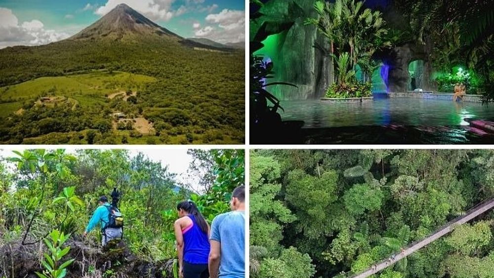 Guanacaste to Arenal Volcano and Tabacon Hot Springs Day Tour