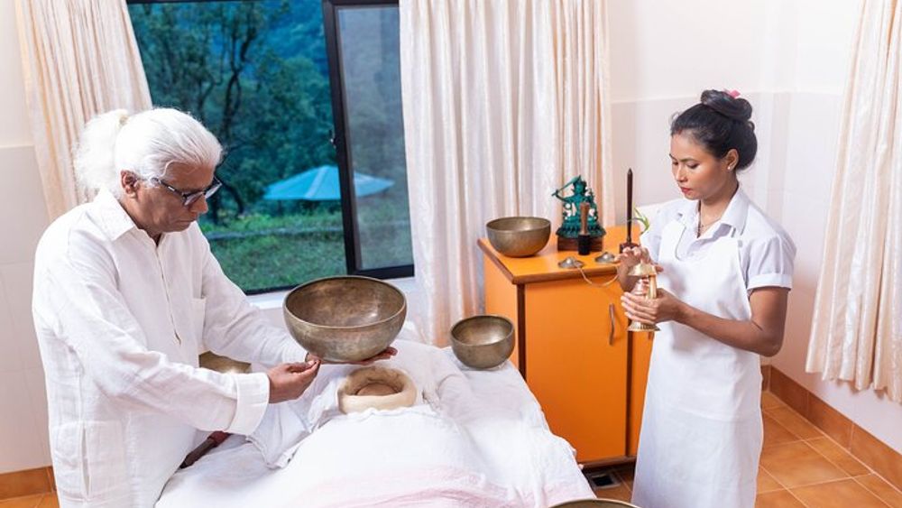 Singing Bowl Therapy + Full Body Massage at Ayurveda Health Home
