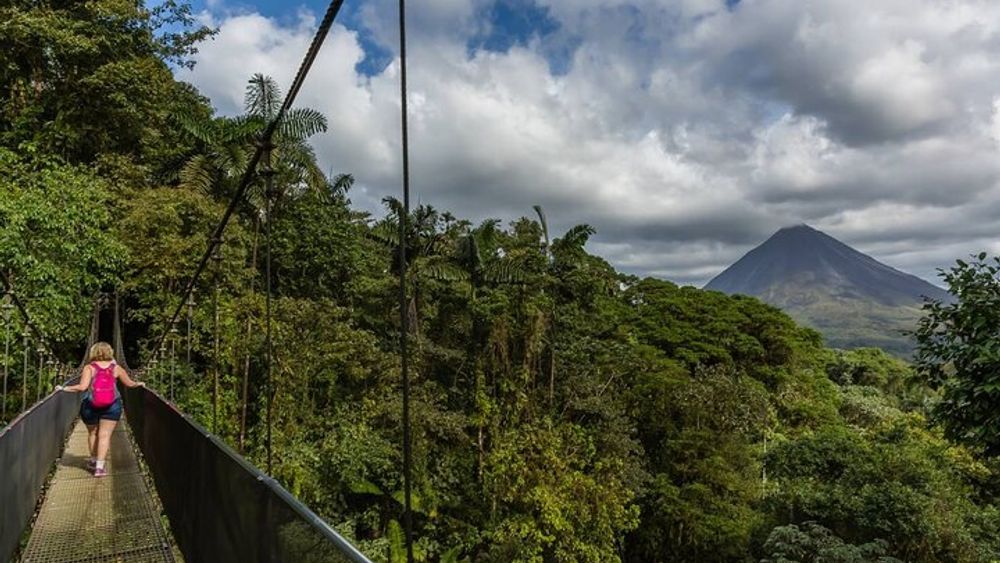Hanging Bridges & Arenal Volcano with Lunch and Hotsprings