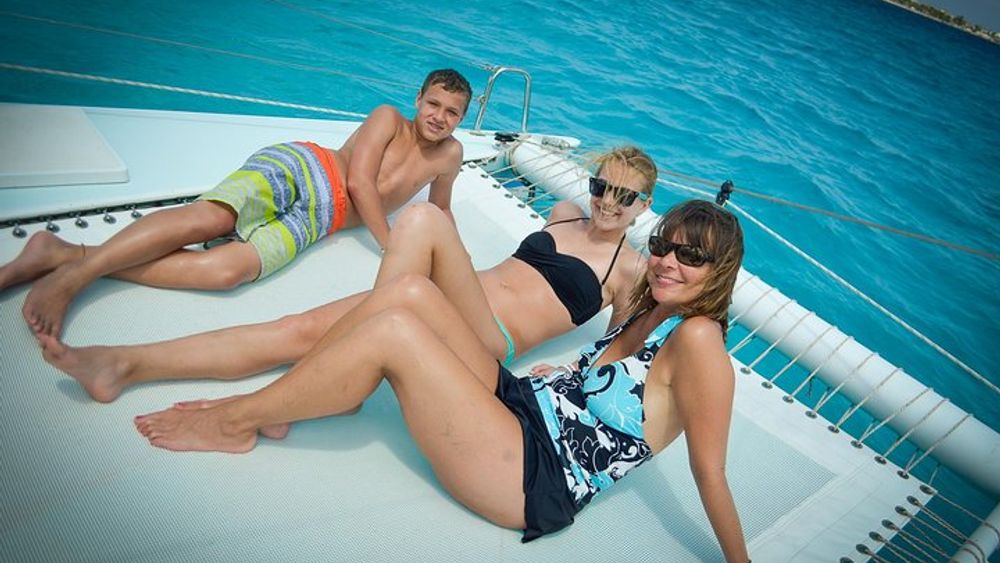 Isla Mujeres Beat-the-Crowds Half-Day Catamaran Tour