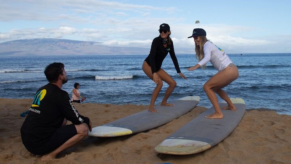 Group Surf Lesson in Kaanapali