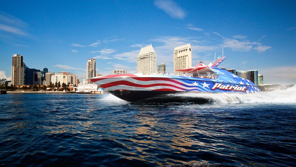 San Diego: Patriot Jet Boat Thrill Ride
