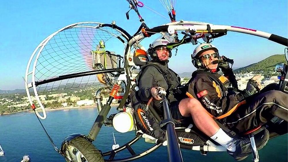 Motorized Paragliding Flights around the Island of Ibiza