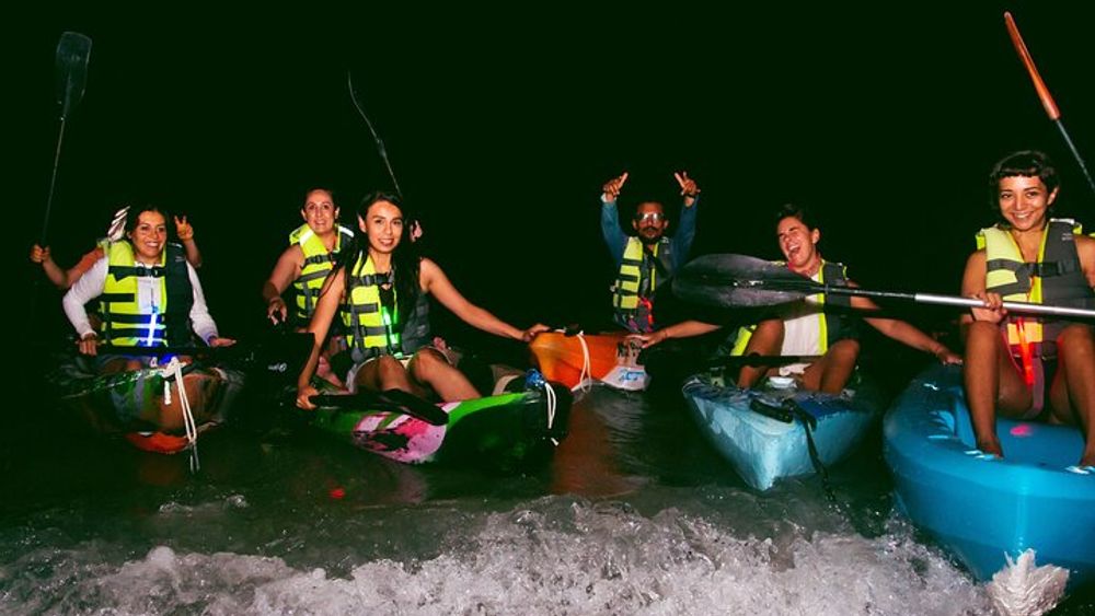 Holbox Island Bioluminescence Small Group Night Kayak Tour