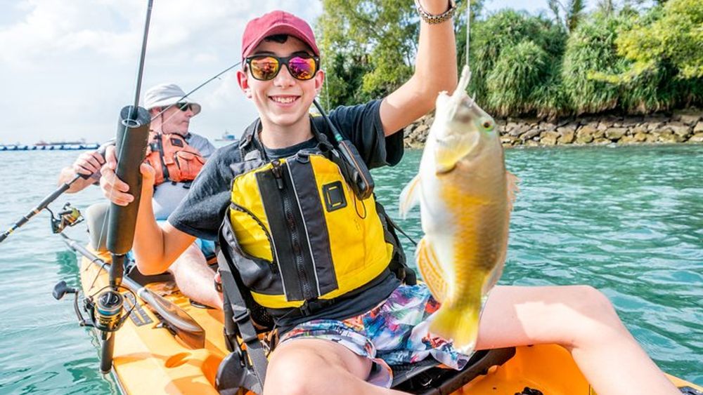 Kayak Fishing in Singapore, Sentosa, East Coast: Day, Sunset & Night Adventures