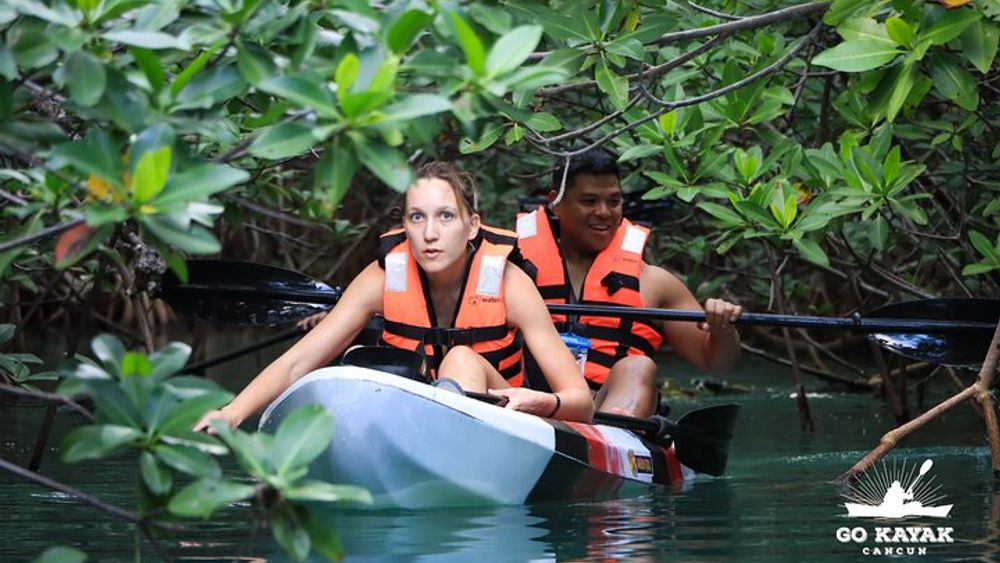 Kayak Tour at Sunset in Cancun