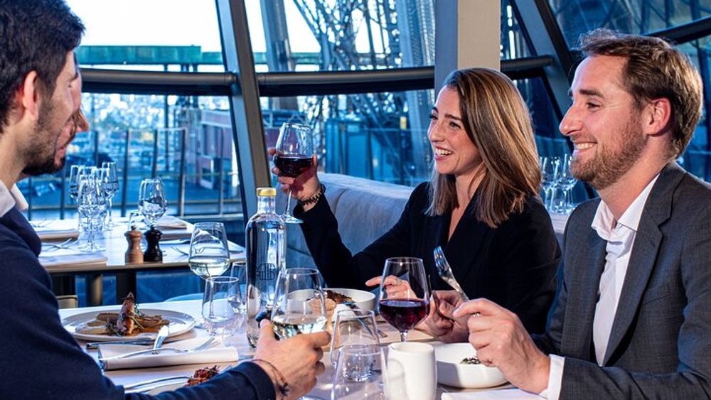 Paris Early Lunch at Eiffel Tower's Madame Brasserie Restaurant
