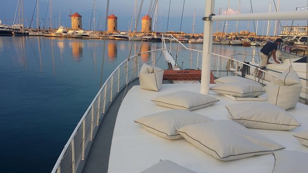 Sunset Cruise with Swimming at Kalithea Bay