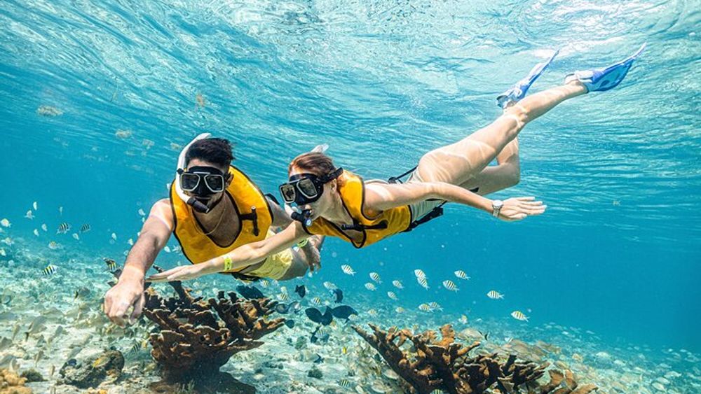 5 in 1 Snorkeling Boat Experience in Cancun