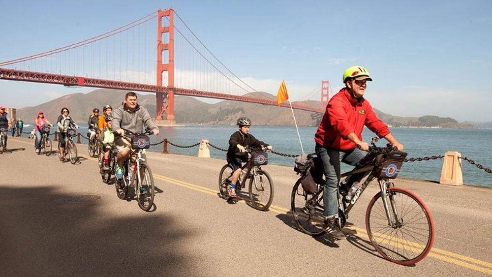 Alcatraz and Golden Gate Bridge to Sausalito Guided Bike Tour