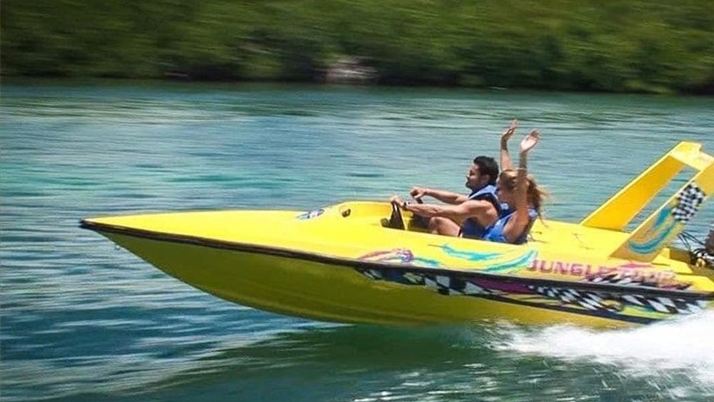 Cancun Speed Boat Jungle and Snorkeling Tour