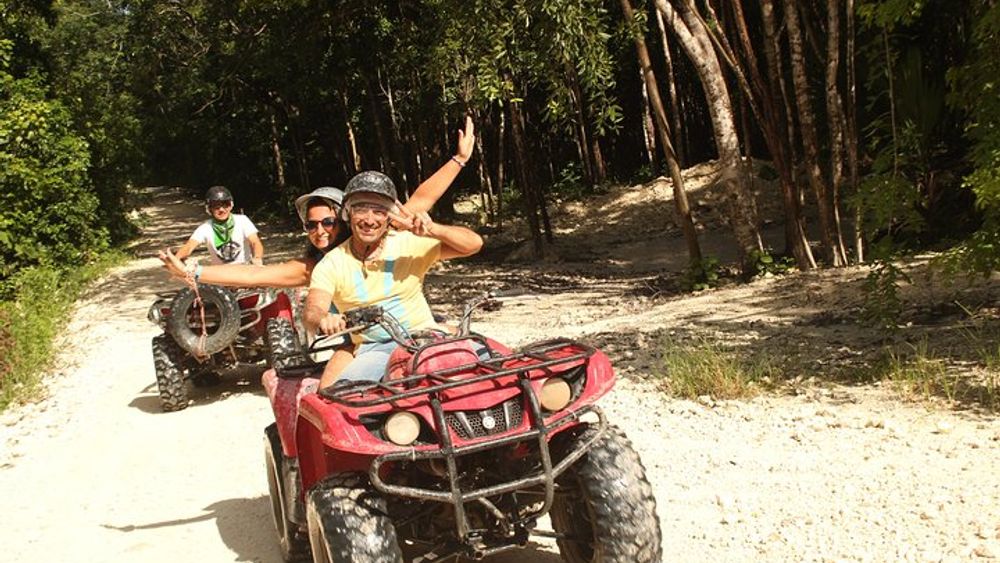 Playa del Carmen ATV Ride, Cenote Swim and Rio Secreto Reserve