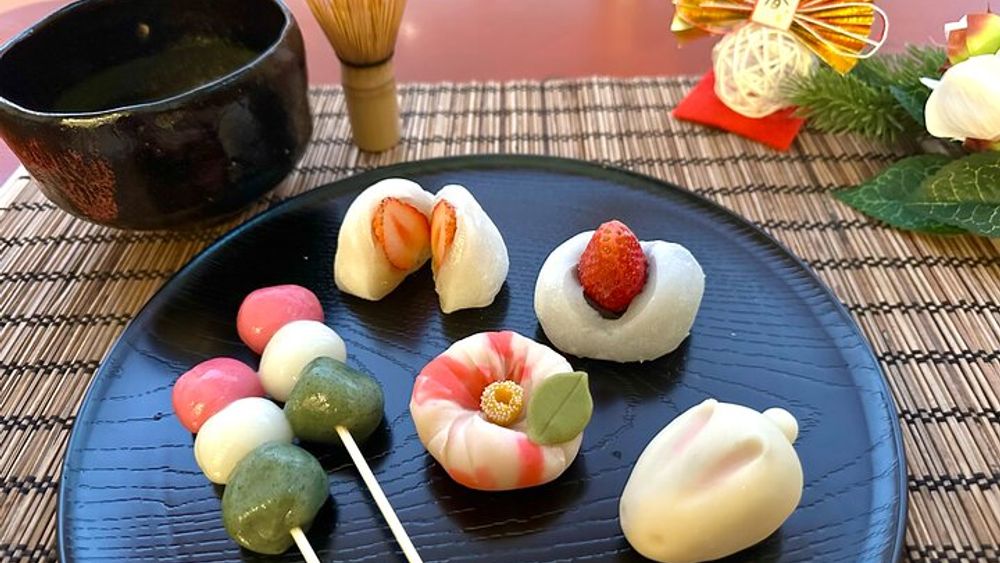 Mochi and Nerikiri Wagashi Combination Cooking Class