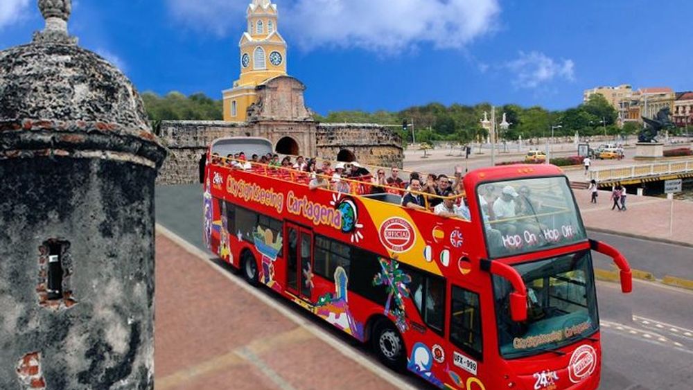 City Tour Hop On Hop Off Cartagena - Bus Turistico de 2 pisos 
