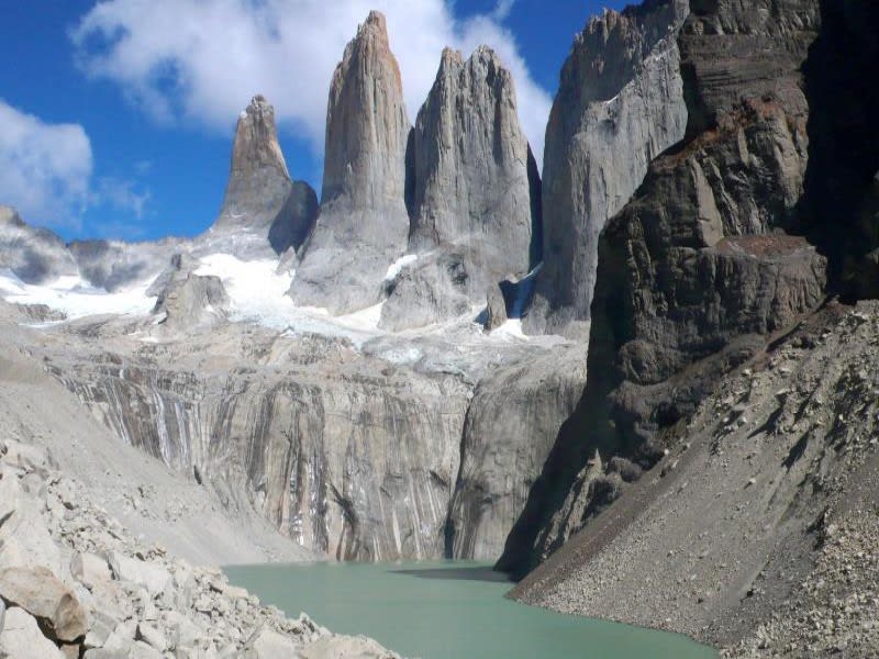Base of the Torres del Paine Towers Guided Hike