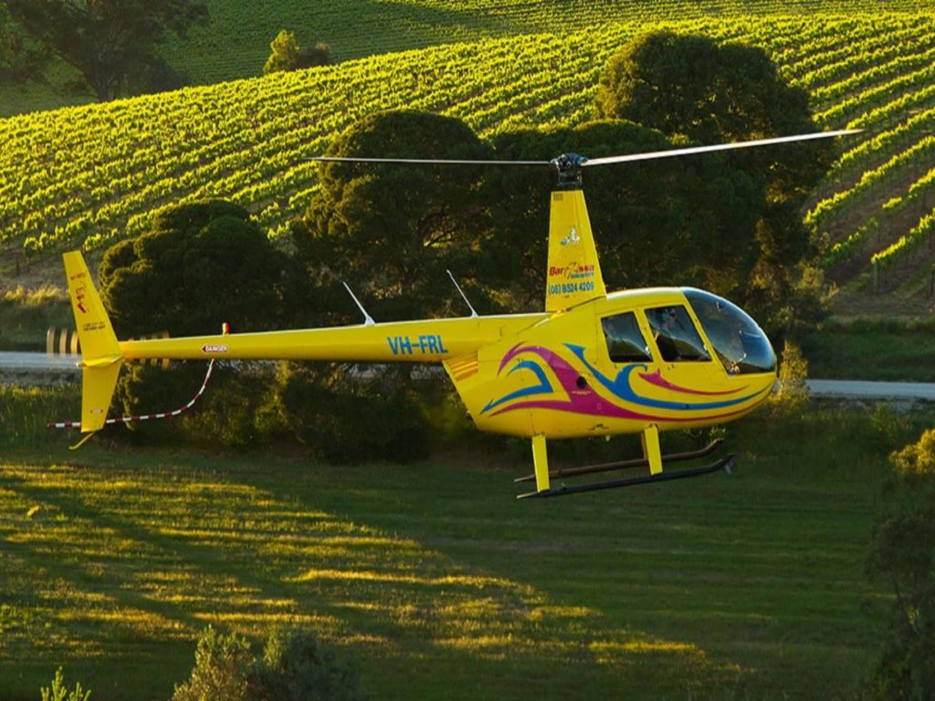Deluxe Helicopter Tour over Barossa Valley Private 30 minutes Flight