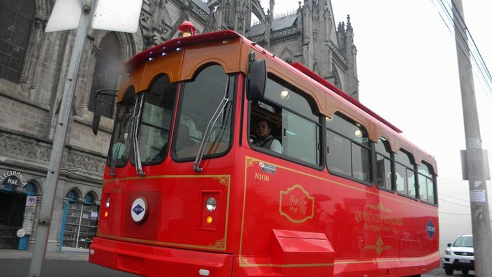 The Original Quito City Tour by Trolley with Hotel Pickup