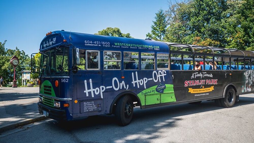 Vancouver City Hop-on Hop-off Tour with Two Route Options